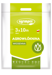 Agrowłóknina wiosenna osłaniająca biała 17g 3m x 10m