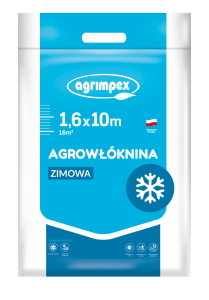 Agrowłóknina osłaniająca, zimowa 50G 1,6m x 10m biała