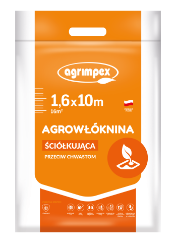 Agrowłóknina Hobby ściółkująca przeciw chwastom 1,6m x 10m czarna