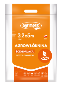 Agrowłóknina Hobby ściółkująca przeciw chwastom 3,2m x 5m czarna