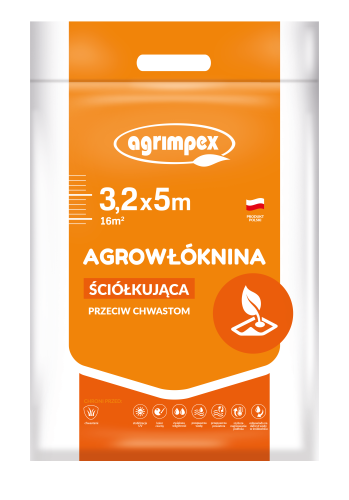 Agrowłóknina Hobby ściółkująca przeciw chwastom 3,2m x 5m czarna