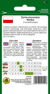 Dynia zwyczajna cukinia NIMBA 3g
