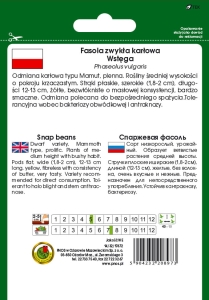 FASOLA SZPARAG.ŻÓŁTA KARŁOWA WSTĘGA 30g
