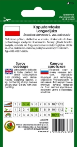 KAPUSTA WŁOSKA LANGEDIJSKA 2g