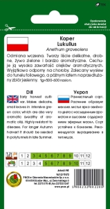 Koper ogrodowy Lukullus opakowanie 5g