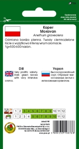 Koper ogrodowy Moravan opakowanie 5g