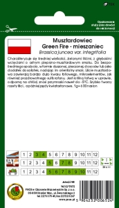 MUSZTARDOWIEC GREEN FIRE F1 0,3g
