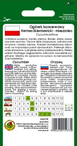 OGÓREK GRUNTOWY HERMES SKIERNIEWICKI F1 5g