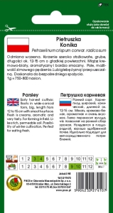 Pietruszka korzeniowa Konika opakowanie 5g