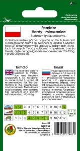 Pomidor pod osłony Hardy F1 opakowanie 0,1g
