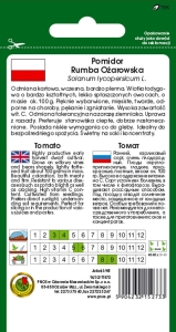 Pomidor gruntowy Rumba Ożarowska opakowanie 1g nasion