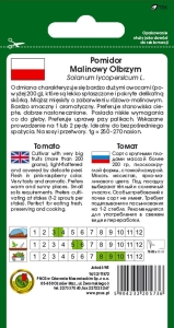 Pomidor gruntowy Malinowy Olbrzym opakowanie 1g