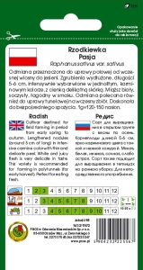 RZODKIEWKA PASJA 10g