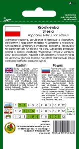 Rzodkiewka Silesia opakowanie 10g
