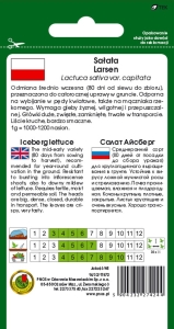 SAŁATA GŁOWIASTA KRUCHA LARSEN 1g