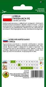 LOBELIA ZWIESZAJĄCA SIĘ CASCADE MIESZANA 0,1g