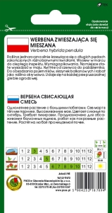 WERBENA ZWIESZAJĄCA SIĘ MIESZANA 0,2g