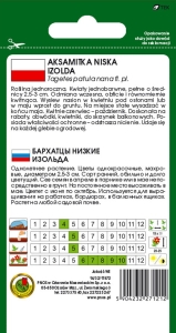 aksamitka niska brzoskwiniowo pomarańczowa nasiona pnos