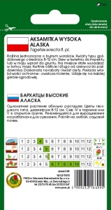 aksamitka wysoka alaska nasiona pnos