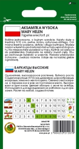 aksamitka wysoka mary helen nasiona pnos