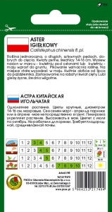 aster igiełkowy łososiowy