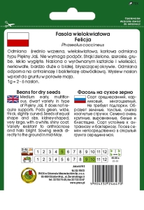 FASOLA NA SUCHE NASIONA FELICJA 50g