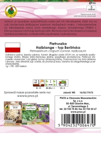 PIETRUSZKA KORZENIOWA HALBLANGE Inkrust. 5g