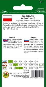 RZODKIEWKA KRAKOWIANKA-KRAKOWIANKA OŻA 10g