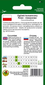 Ogórek gruntowy Polan F1 5g