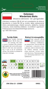 KALAREPA WIEDEŃSKA BIAŁA 2g