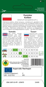 Pomidor gruntowy Koliber opakowanie 1g nasion