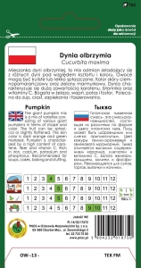 Mieszanka odmian-Dynia olbrzymia