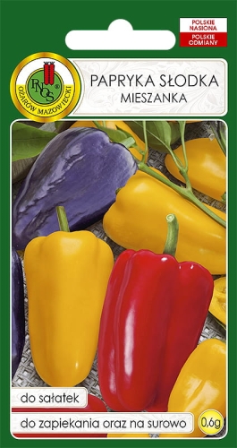 Nasiona warzyw PNOS-Nasiona papryki-Mieszanka odmian papryki słodkiej