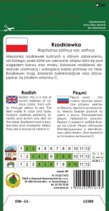 Mieszanka odmian-rzodkiewka okrągła 6g