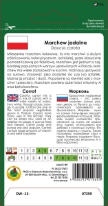 Mieszanka odmian - marchew jadalna opakowanie 6g