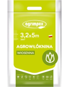 Agrowłóknina ogrodnicza, wiosenna 17g/m2 3,2m x 5m