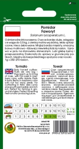 Pomidor malinowy Faworyt opakowanie 1g