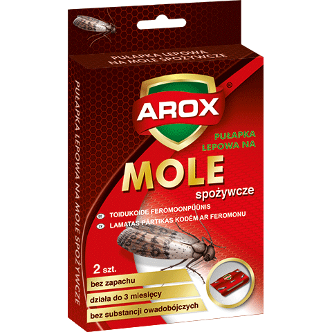 PUŁAPKA NA MOLE SPOŻYWCZE Arox 2 szt.