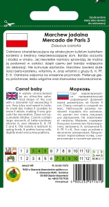 Marchew jadalna okrągła Mercado De Paris 3 1g