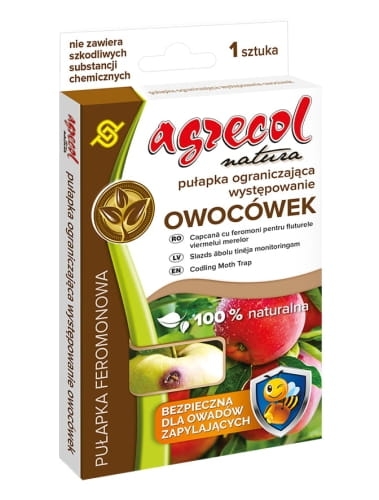 Pułapka feromonowa na OWOCÓWKĘ JABŁÓWECZKĘ Agrecol 1szt.