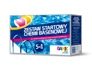 Zestaw startowy chemii basenowej 5w1 GAMIX