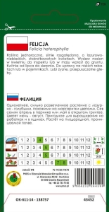 Felicja niebieska pnos