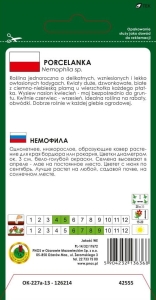 Porcelanka nasiona pnos