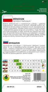 Wenidium pomarańczowe nasiona pnos