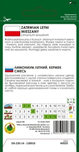 Zatrwian letni MIESZANY  nasiona pnos