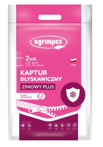 Zimowy kaptur błyskawiczny 70x110