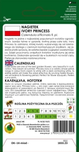 Nagietek IVORY PRINCESS nasiona PNOS