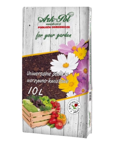 Uniwersalne podłoże warzywno-kwiatowe ArkPol 10l
