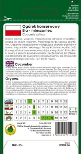 Ogórek gruntowy ELA F1 5g