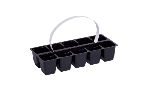 Doniczki zespolone z uchwytem 10 szt